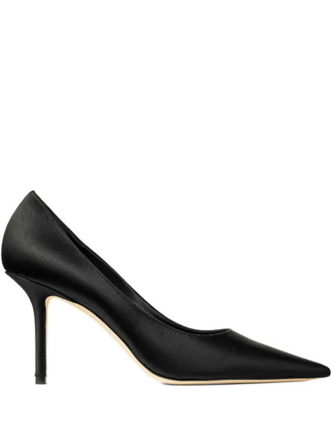 Jimmy Choo Love 85 pointed-toe pumps Black LOVE85SAT