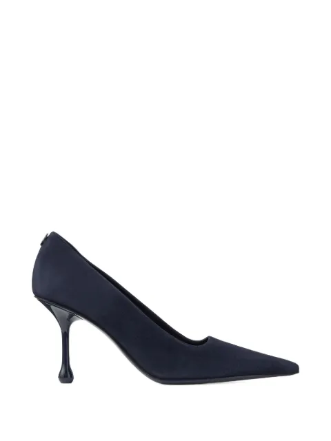 Jimmy Choo Ixia 80 suede pointed pumps Blue IXIA80SUE