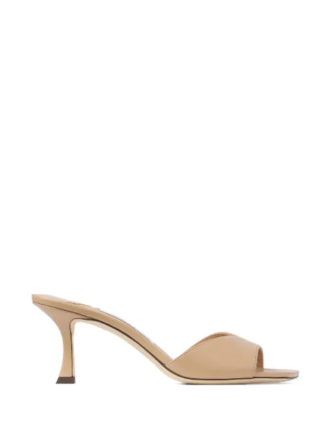 Jimmy Choo Skye 70 mules Neutrals SKYE70CLF