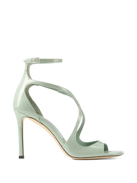 Jimmy Choo Azia 95 sandals Green AZIA95PAT