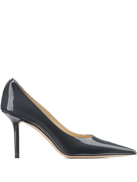 Jimmy Choo Love 85 pointed-toe pumps Grey LOVE85PWJ
