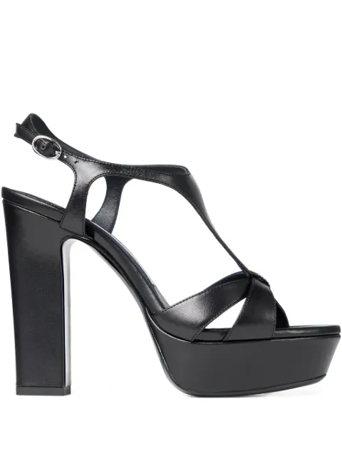 Jimmy Choo Kesia 120 platform bow sandals Black KESIA120KUV
