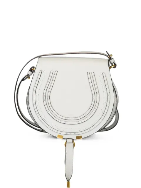 Chloé Marcie stitched cross body bag Grey CHC24AS679I31