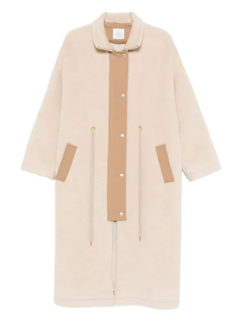 Eleventy zip-up coat Neutrals L85GBTL20TES0L242