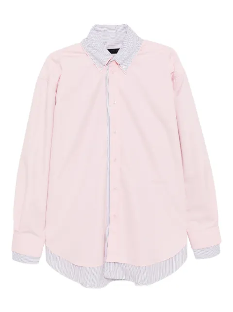 ALAINPAUL layered shirt Pink S4WSH02
