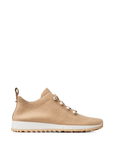 Jimmy Choo Veles pearl lace-up sneakers Neutrals VELESPZG