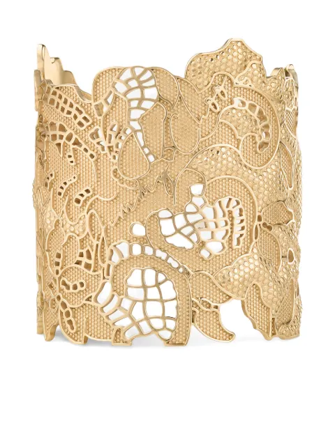 Jimmy Choo Lace Cut-Out Cuff bracelet Gold LACECUTOUTCUFFMFQ