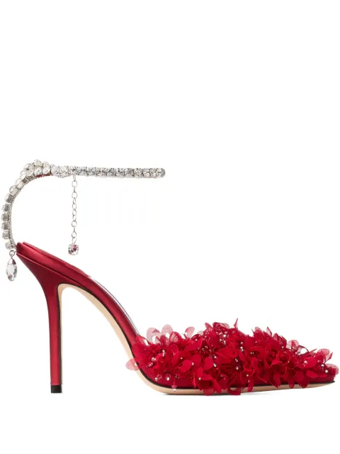 Jimmy Choo Saeda 100 pumps Red SAEDA100BSR