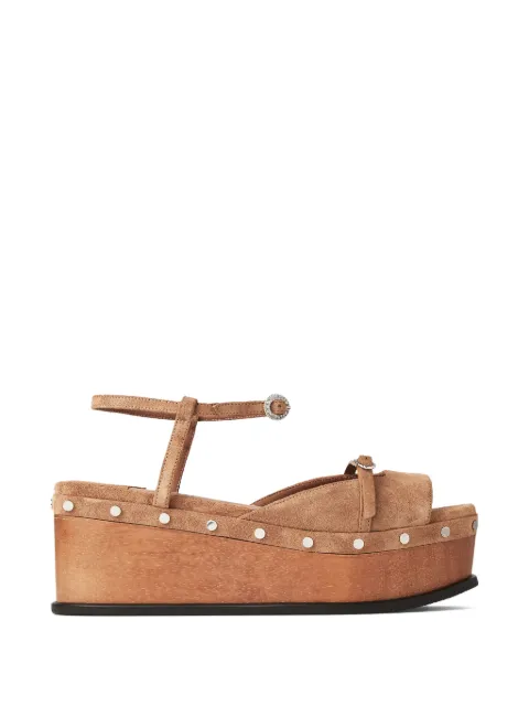Jimmy Choo Kata 60 sandals Brown KATA60SVV