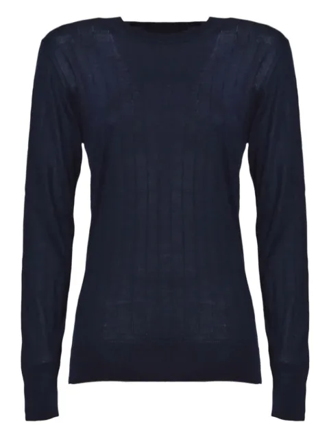 Tagliatore ribbed sweater Blue ELISAAIPWI25D825I405NAVY