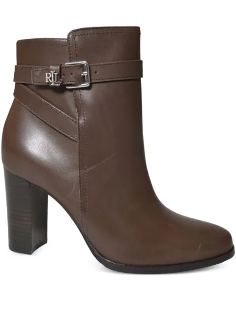Lauren Ralph Lauren 85mm buckle-strap boots Brown 802974475002