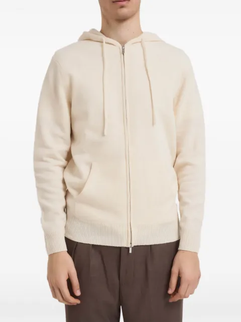 MC2 Saint Barth hooded zip sweater Neutrals LAMBSWL10