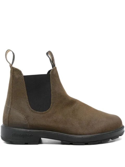 Blundstone suede pull-tab chelsea boots Brown 2521615BC