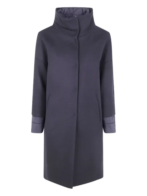 Herno funnel-neck long jacket Blue GC000520D33344