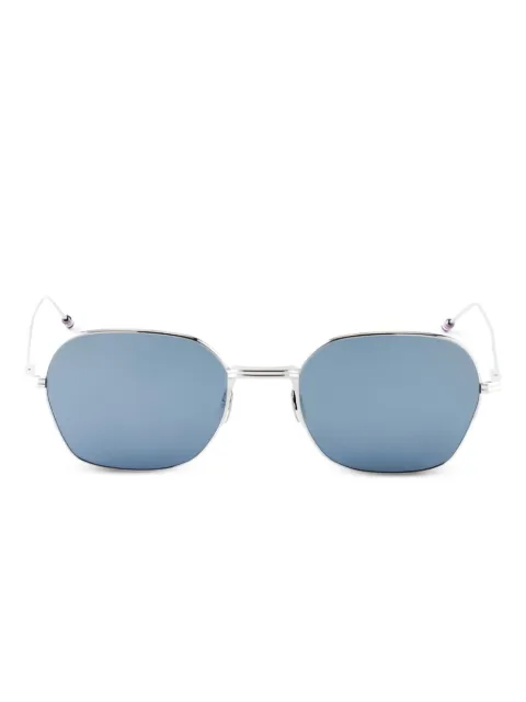 Thom Browne Eyewear geometric-frame sunglasses Silver UES945A
