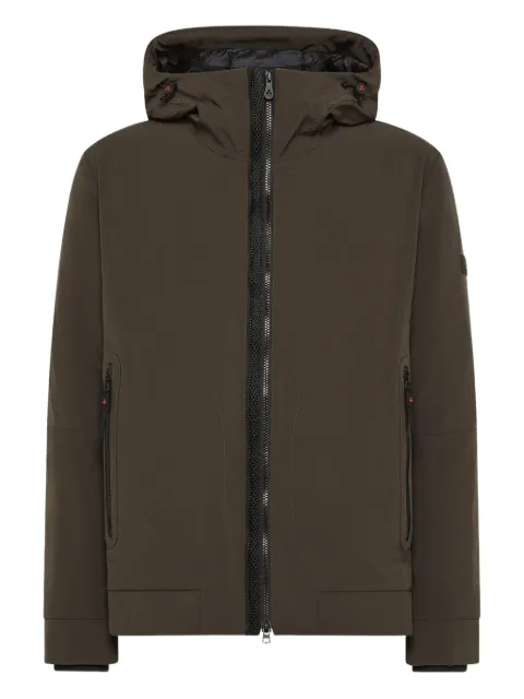 Peuterey Loge SRT 1 hooded quilted jacket Brown PEU556601192020494