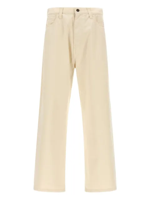 Carhartt WIP five-pocket landon jeans White I0337561NG02