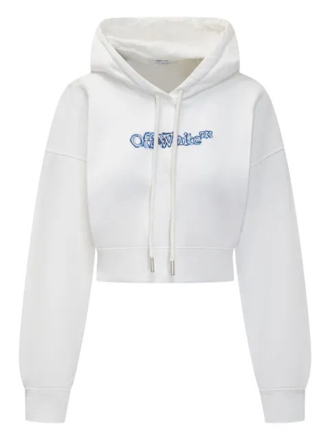 Off-White Arrow print hoodie White OWBB056F25FLE0020147