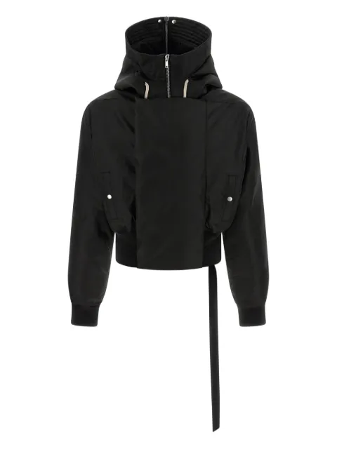 Rick Owens DRKSHDW Alice hooded zip-up jacket Black DU02E7781NCV