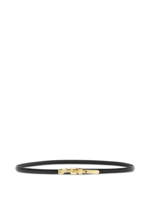 FENDI FF engraved metal loop belt Black 8C0749ANSS