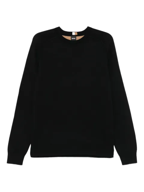 BOSS crew-neck sweatshirt Black 50549977