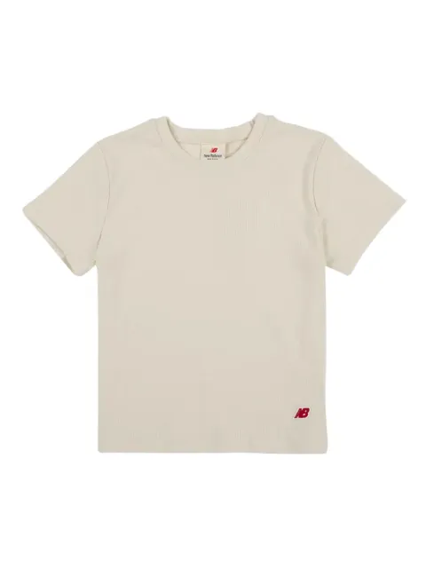New Balance logo-patch T-shirt Neutrals WT53561LIN
