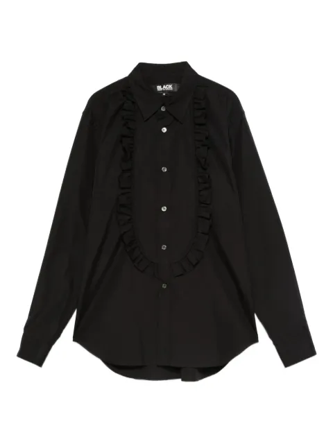 Black Comme Des Garçons ruffled-detail shirt Black 1PB010W25