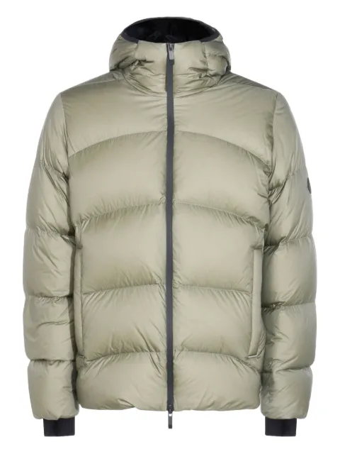 Moncler hooded padded jacket Green K20911A0018159879