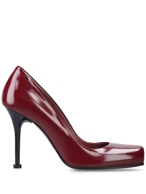 Premiata square-toe heeled pumps Red M7226MARILINWINEQUEEN