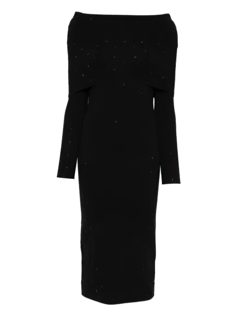 Max Mara Madatti knitted embellished maxi dress Black 2611391011600