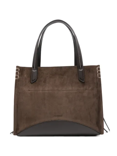JW Anderson stitch-detail tote bag Brown HB0766LA0364