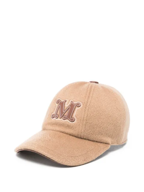 Max Mara felted initial cashmere cap Brown 2614571031600