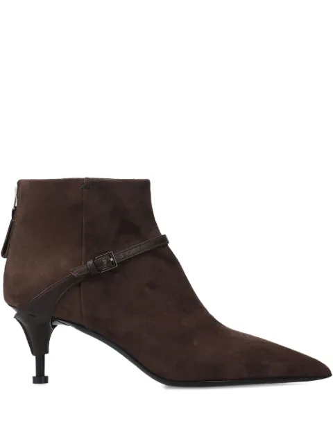 Premiata buckle-strap boots Brown M7242CAMOSCIOANILMOROSONIA