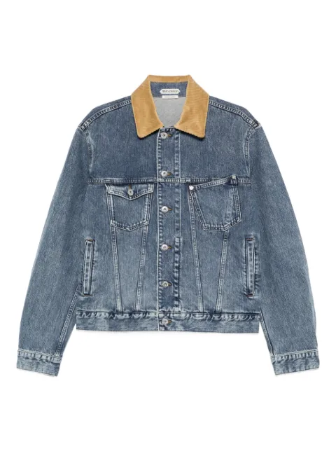 JW Anderson corduroy-collar denim jacket Blue DJ0039PG1930