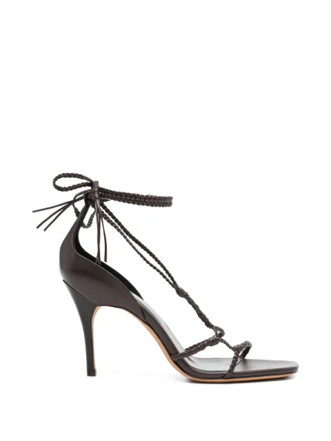 Jude Atlas woven heeled sandals Brown PS26HO019BR001LL027