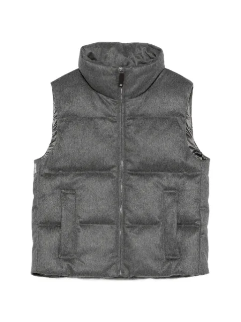 Max Mara Camoroso zipped puffer gilet Grey 2619291034600