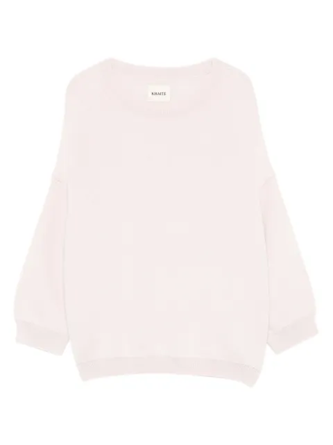 KHAITE Sabina long-sleeve sweater Pink 8274655