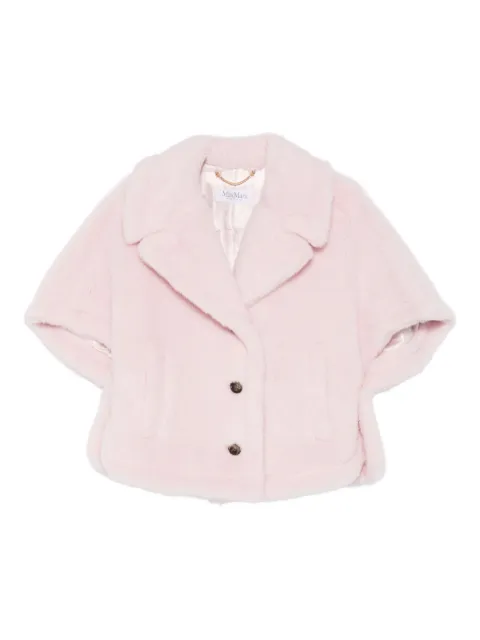 Max Mara Teddy kimono-sleeve cape Pink 2614731181600