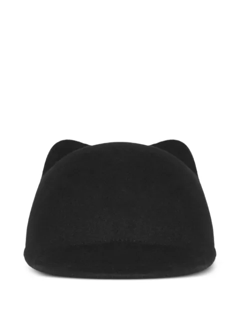 Maison Close Cat felted cap Black 564238