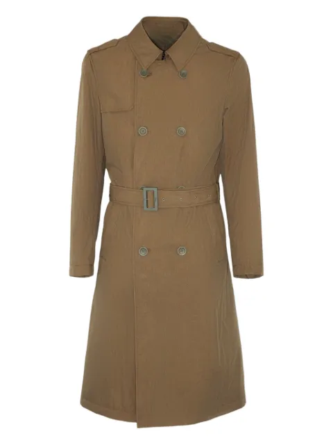 Herno double-breasted belted coat Green IM000368U132717740