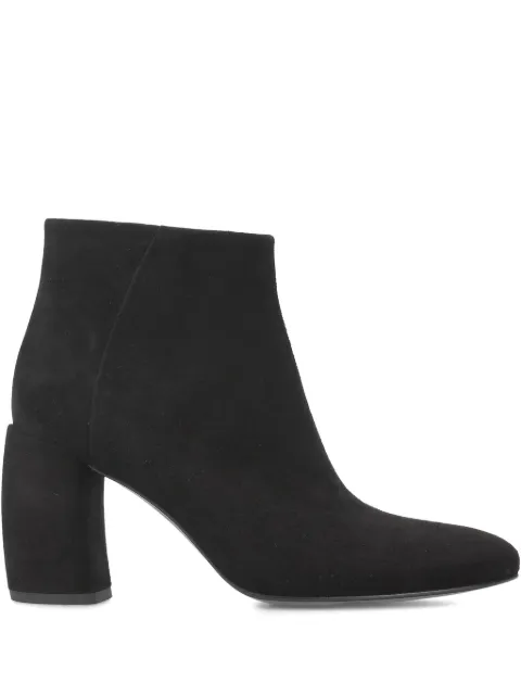 Premiata zip-up block-heel boots Black M7132CAMOSCIONEROLIEN
