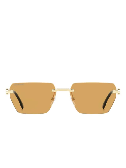 DSQUARED2 EYEWEAR logo-detail geometric sunglasses Gold D20102S