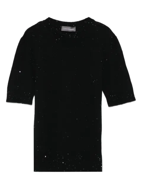 Lorena Antoniazzi sequin-embellished sweater Black I25125GM09A2472