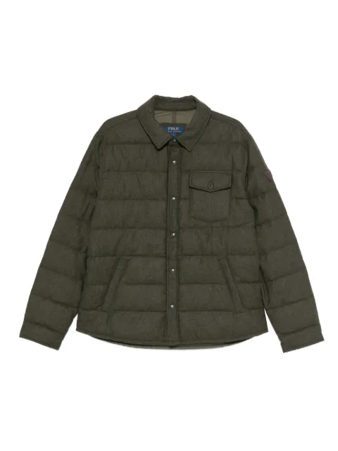 Polo Ralph Lauren herringbone puffer jacket Green 710974571001