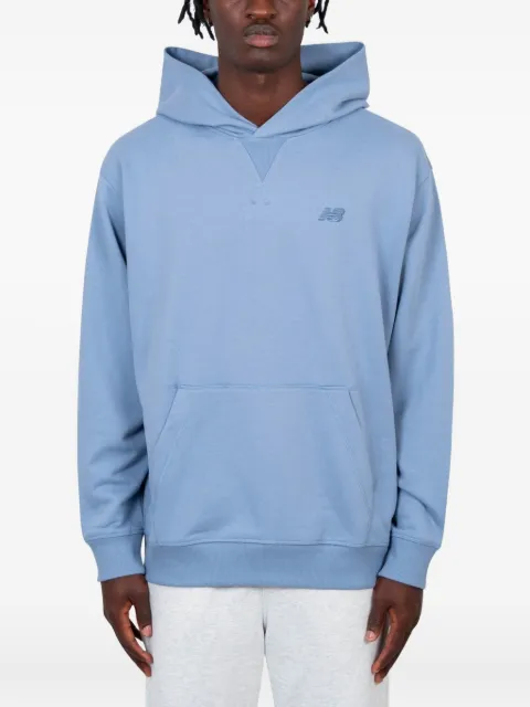 New Balance logo-embroidered hoodie Blue MT41534DUS