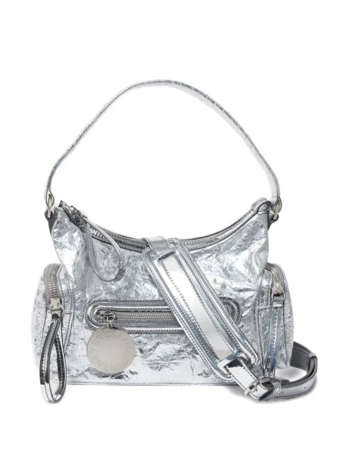 Stella McCartney Dartmoor zip pocket tote bag Silver 7B0179WP06338101
