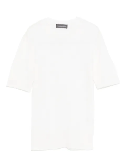 Lorena Antoniazzi fine-knit T-shirt White I25138TM10A2989