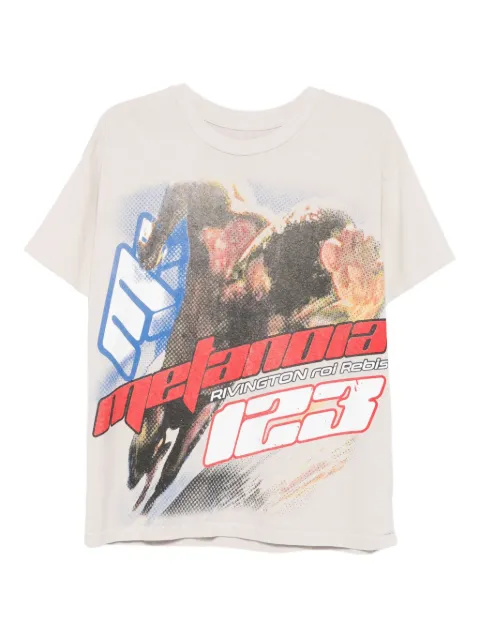 RRR123 graphic-print T-shirt Grey MMANSS16