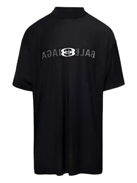 Balenciaga logo oversized T-shirt Black 787358TQVJ4
