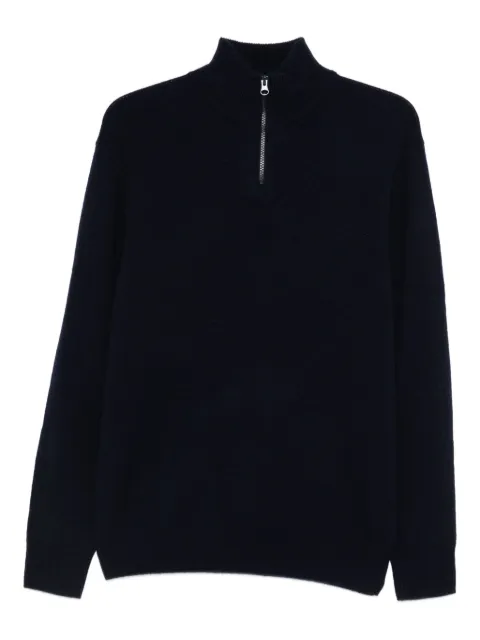 ASPESI zip-neck sweater Blue M1163831